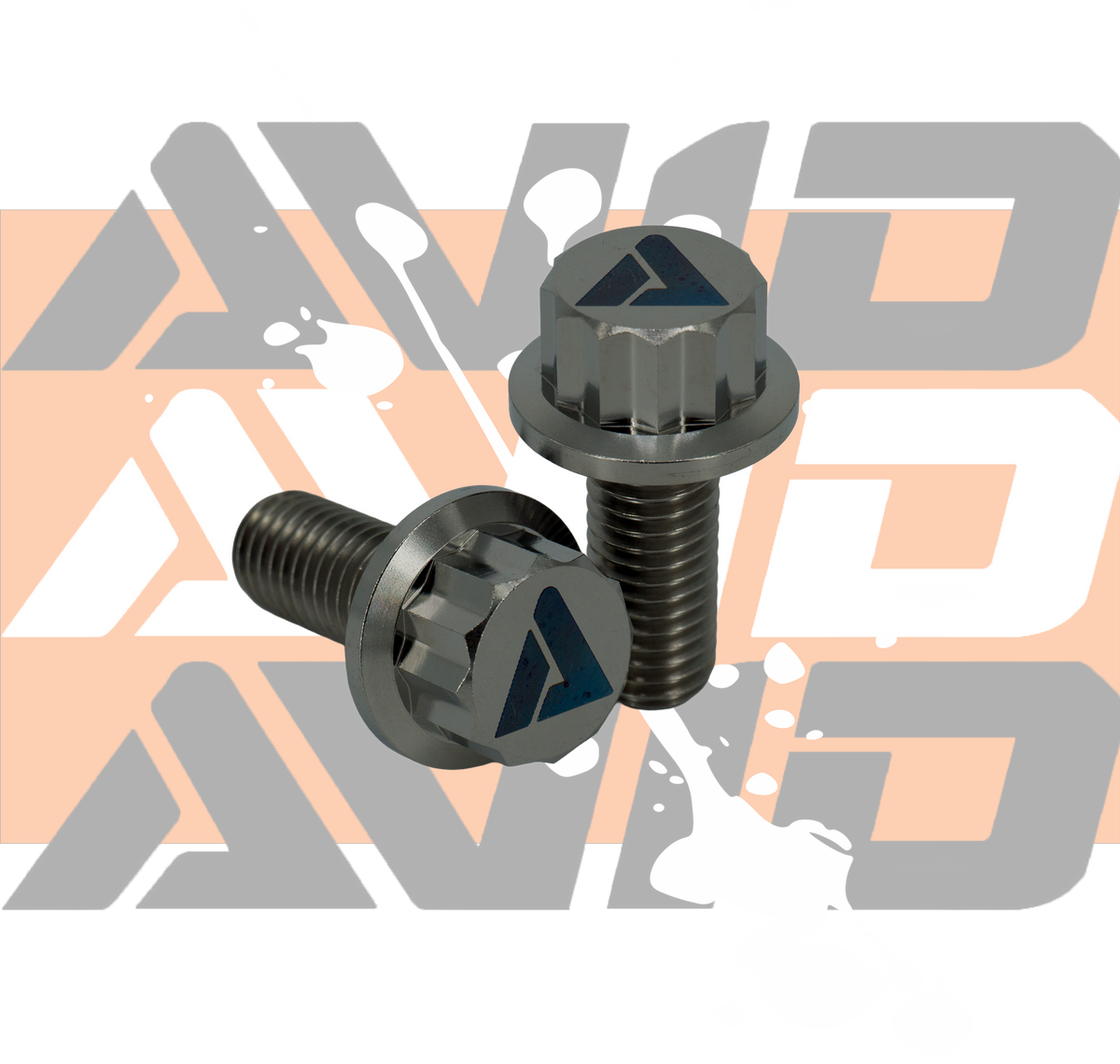 Titanium 12 Point Flange Bolt, M10 x 1.5 x 25 mm | AVID Racing