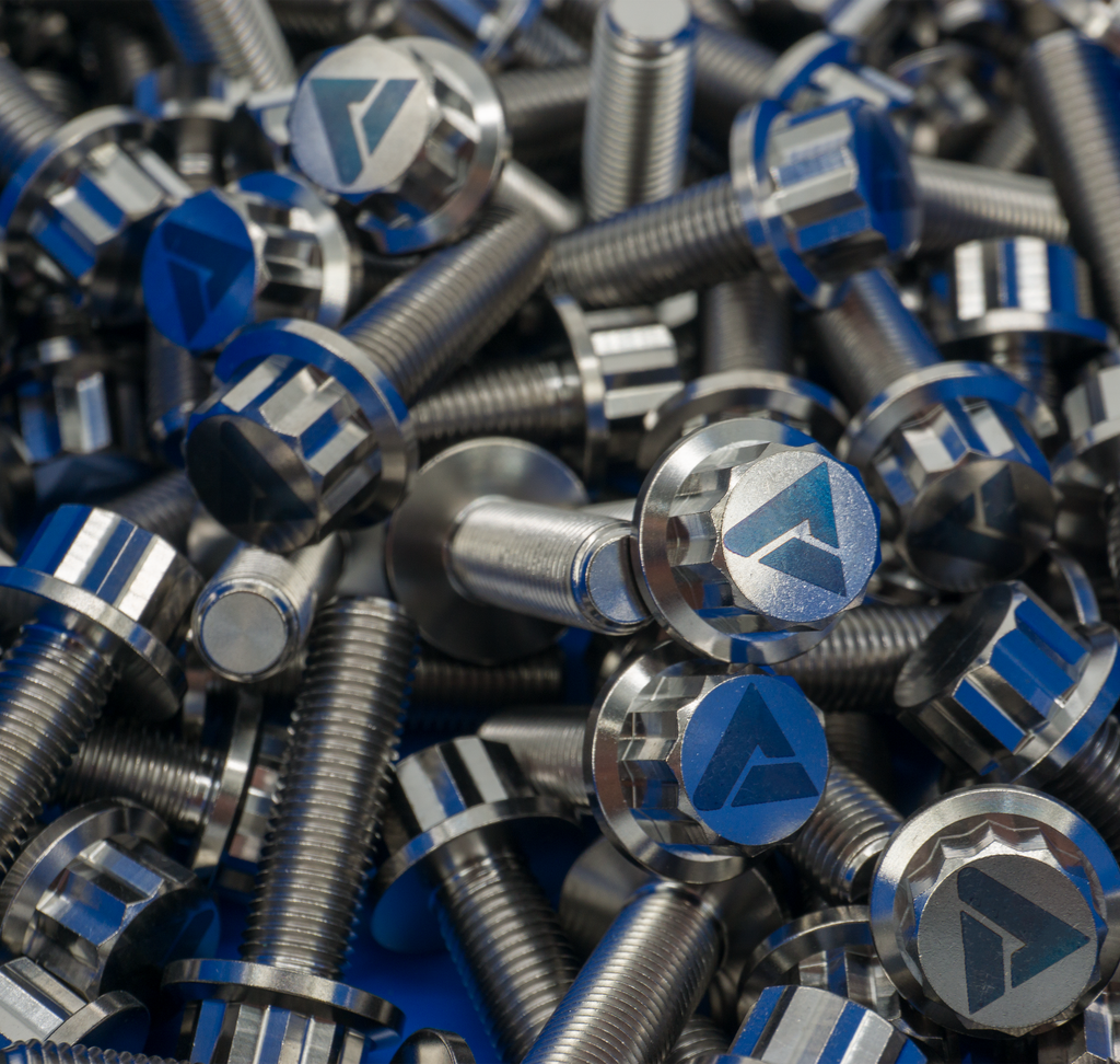 Titanium 12 Point Flange Bolt, M10 x 1.5 x 25 mm | AVID Racing