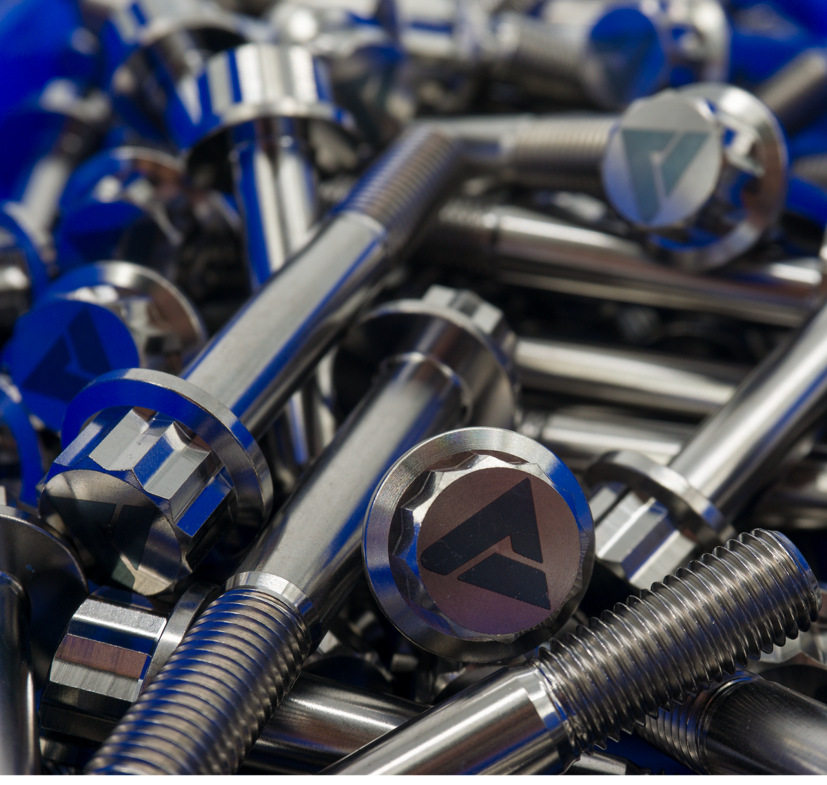 Titanium 12 Point Flange Bolt, M10 x 1.25 x 65 mm, 25 mm Thread | AVID Racing