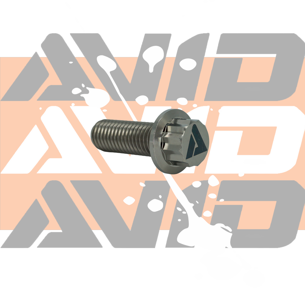 Titanium 12 Point Flange Bolt, M12 x 1.75 x 35 mm | AVID Racing