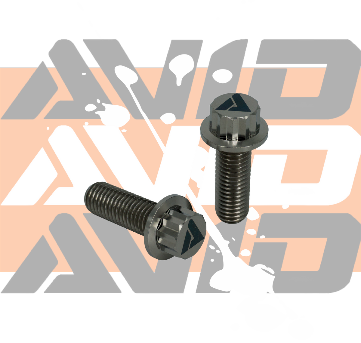 Titanium 12 Point Flange Bolt, M12 x 1.75 x 35 mm | AVID Racing