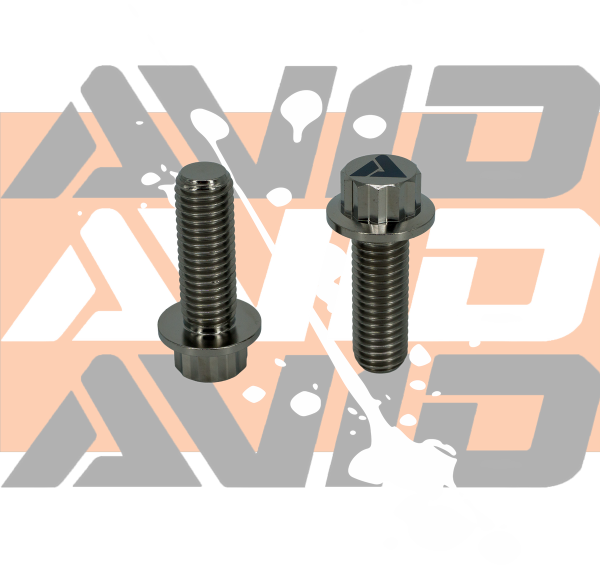 Titanium 12 Point Flange Bolt, M12 x 1.75 x 35 mm | AVID Racing