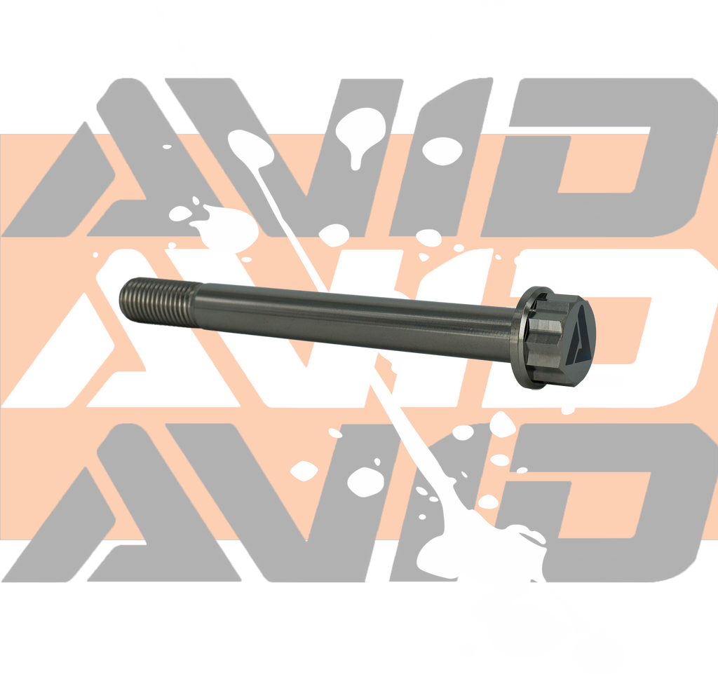 Titanium 12 Point Flange Bolt, M12 x 1.5 x 115 mm, 25 mm Thread | AVID Racing