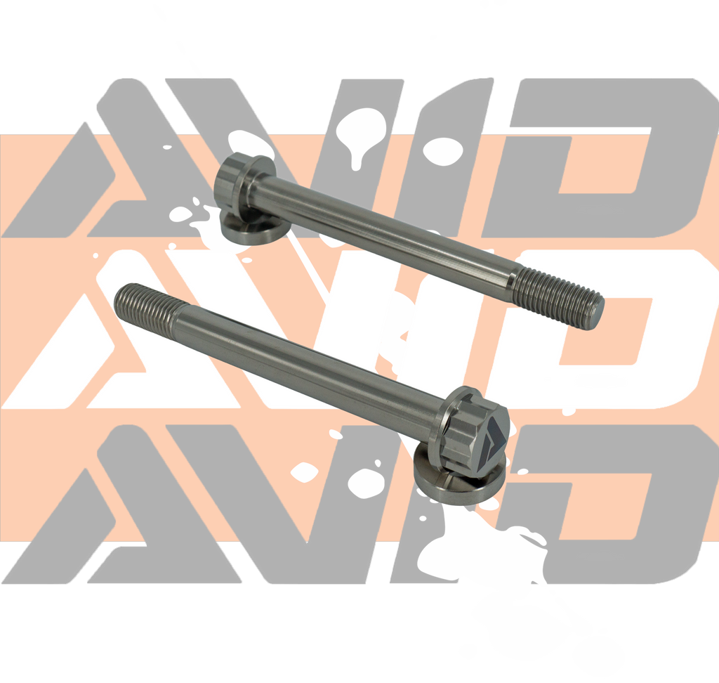 Titanium 12 Point Flange Bolt, M12 x 1.5 x 125 mm, 25 mm Thread | AVID Racing