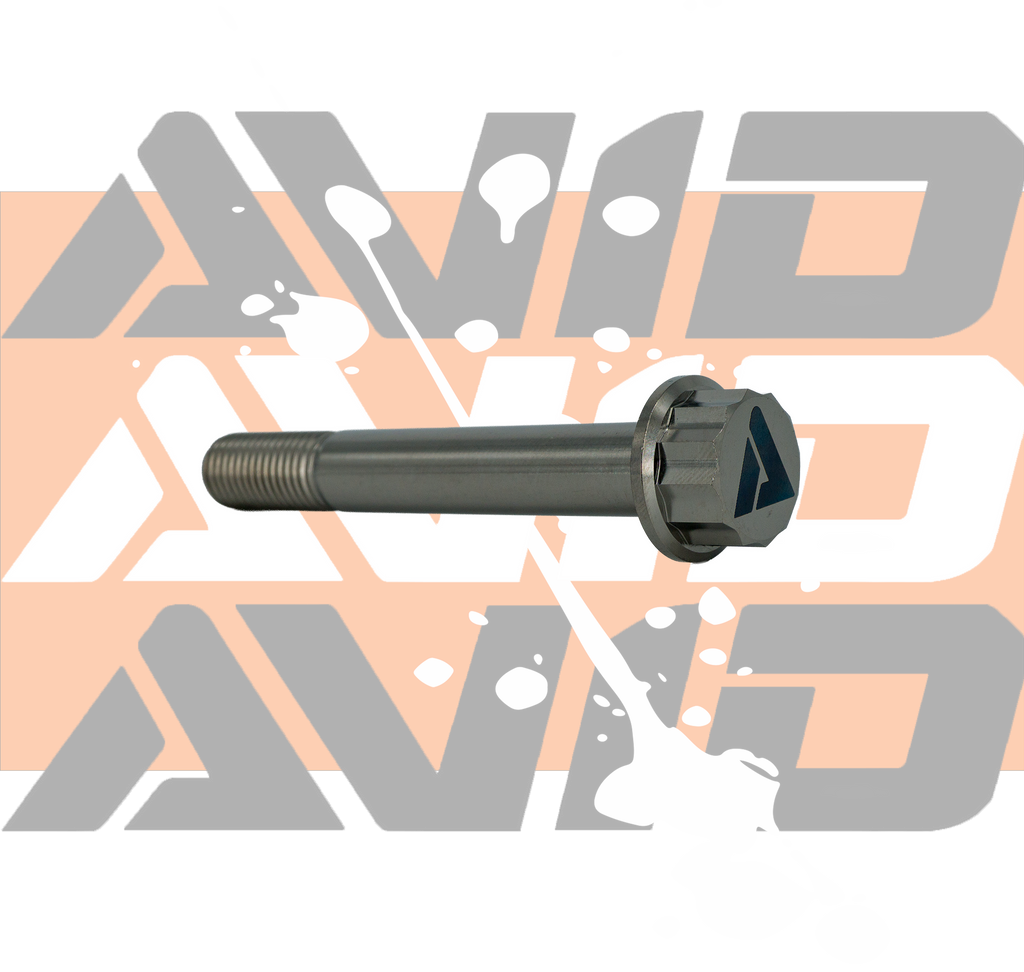 Titanium 12 Point Flange Bolt, M12 x 1.5 x 95 mm, 25 mm Thread | AVID Racing