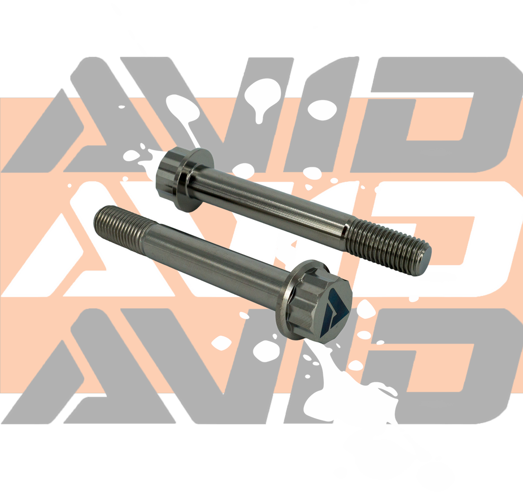 Titanium 12 Point Flange Bolt, M12 x 1.5 x 95 mm, 25 mm Thread | AVID Racing