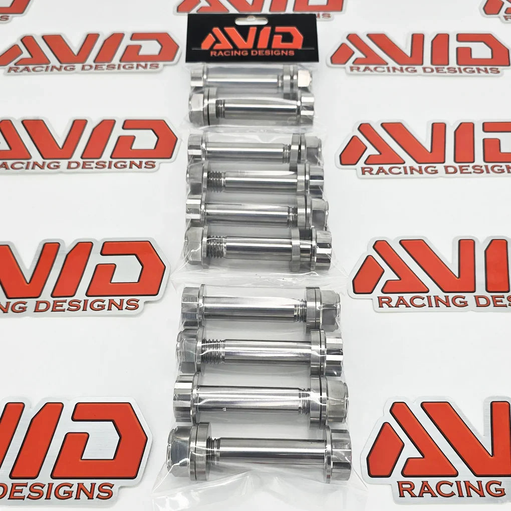 Can-Am Maverick R AVID Racing Billet Radius Rod Plate Titanium Bolt Hardware Kit, 30 Piece | AVID Racing