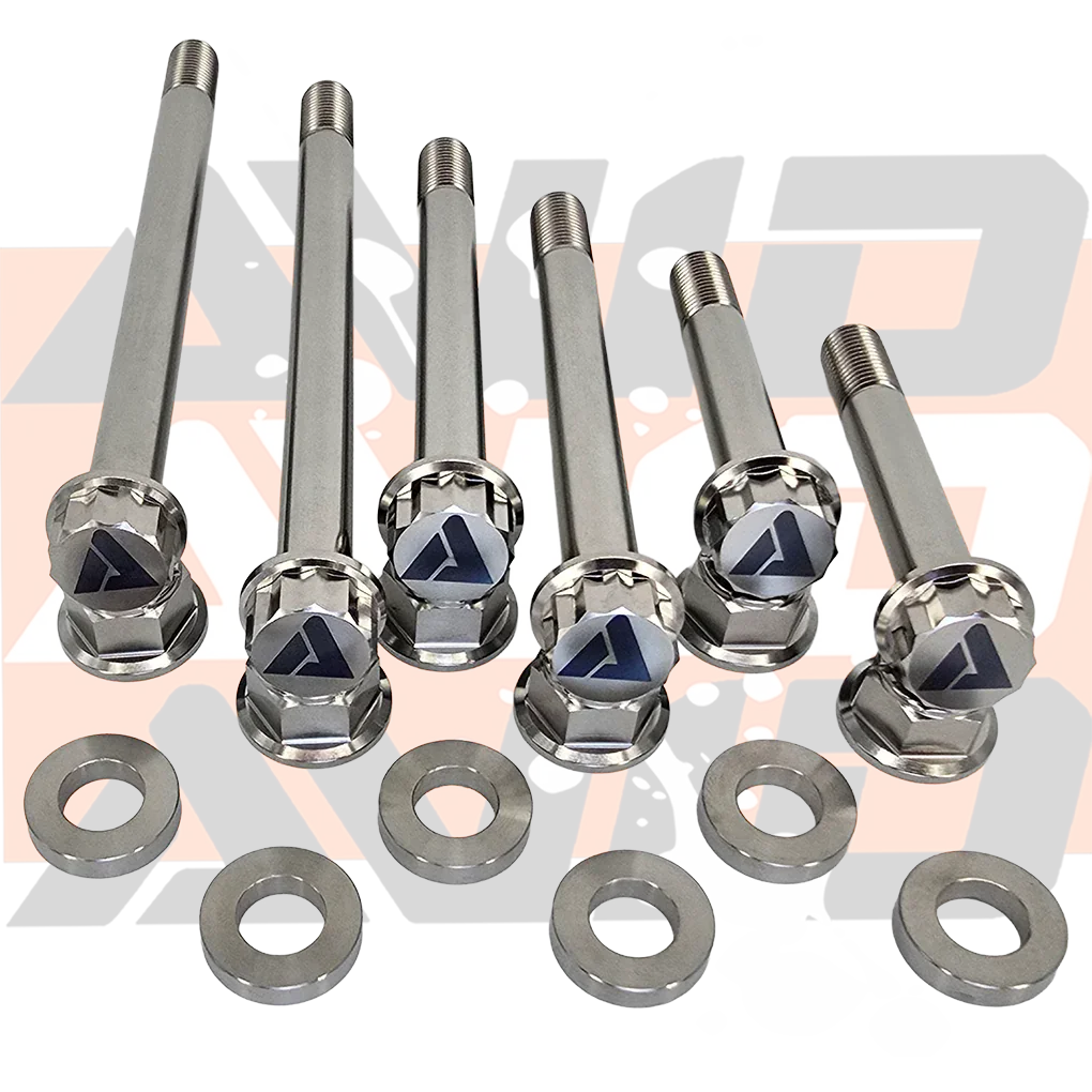 Can-Am Maverick X3 Factory Trailing Arm Titanium Bolt Hardware Kit, 34 Piece | AVID Racing