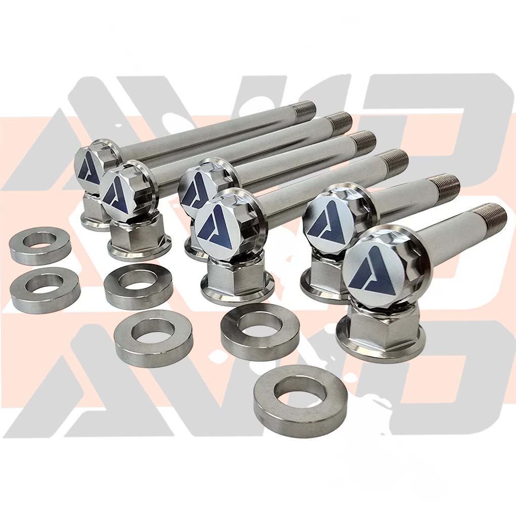 Can-Am Maverick X3 Factory Trailing Arm Titanium Bolt Hardware Kit, 34 Piece | AVID Racing