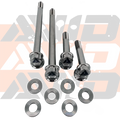 Can-Am Maverick X3 Factory Front Shock Titanium Bolt Hardware Kit, 14 Piece | AVID Racing