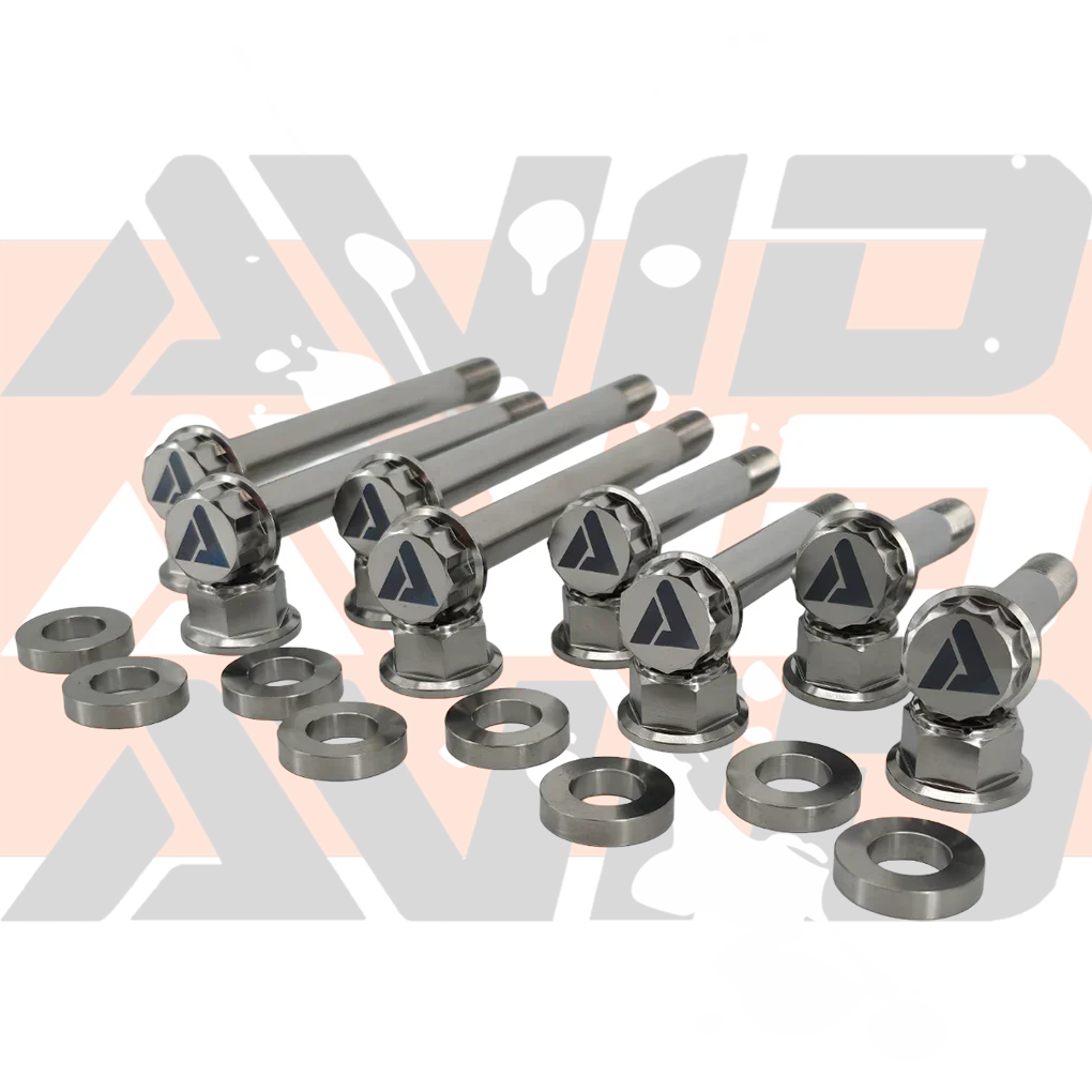 Can-Am Maverick X3 Factory Rear Sway Bar Titanium Bolt Hardware Kit, 24 Piece | AVID Racing