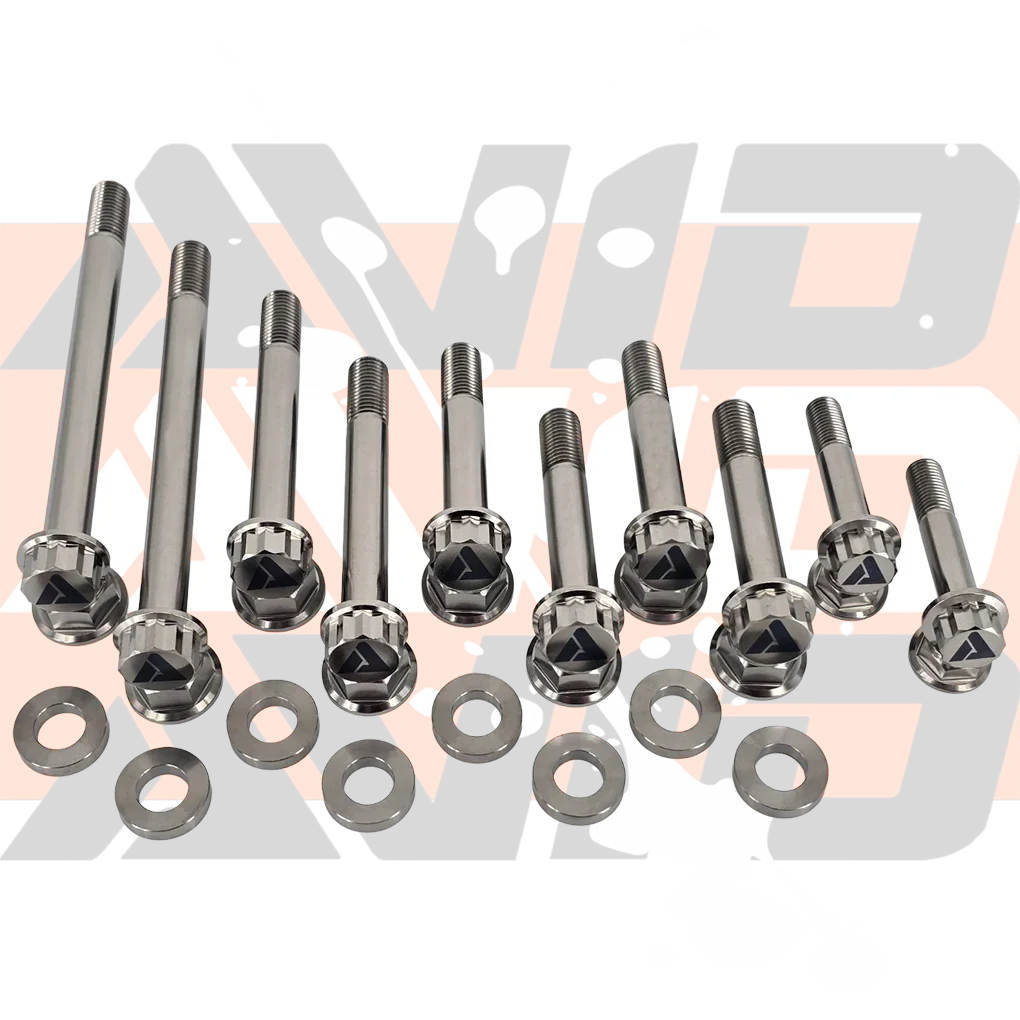 Can-Am Maverick X3 Factory Complete Front Titanium Bolt Hardware Kit, 34 Piece | AVID Racing