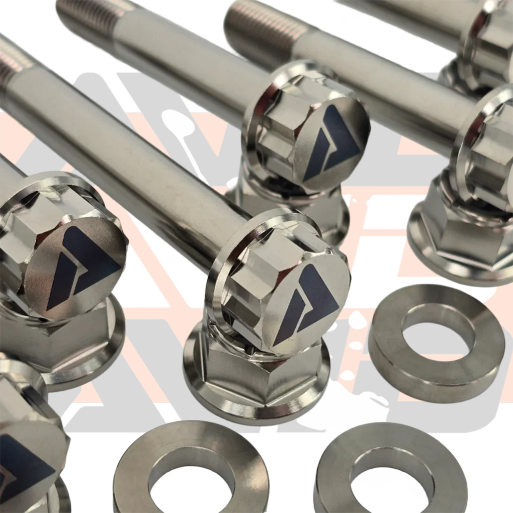 Can-Am Maverick X3 Factory Complete Front Titanium Bolt Hardware Kit, 34 Piece | AVID Racing
