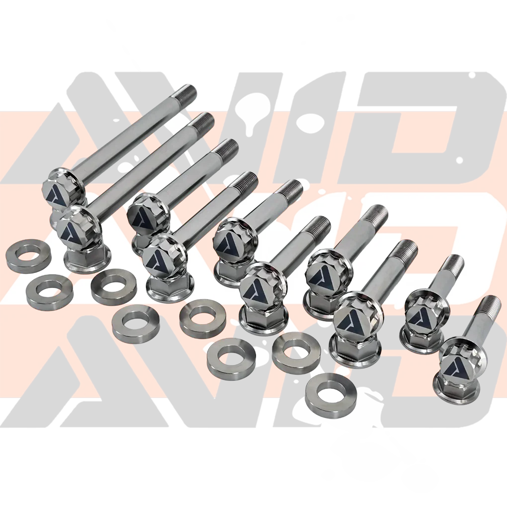 Can-Am Maverick X3 Factory Complete Front Titanium Bolt Hardware Kit, 34 Piece | AVID Racing