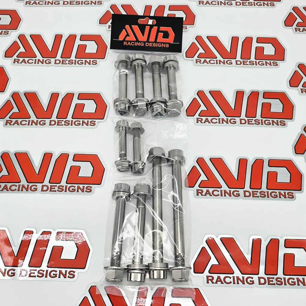 Can-Am Maverick X3 Factory Complete Front Titanium Bolt Hardware Kit, 34 Piece | AVID Racing