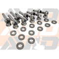 Polaris RZR Pro R Factory Rear Trailing Arm Titanium Bolt Hardware Kit, 18 Piece | AVID Racing