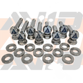 Polaris RZR Pro R Factory Rear Radius Rod Titanium Bolt Hardware Kit, 28 Piece | AVID Racing