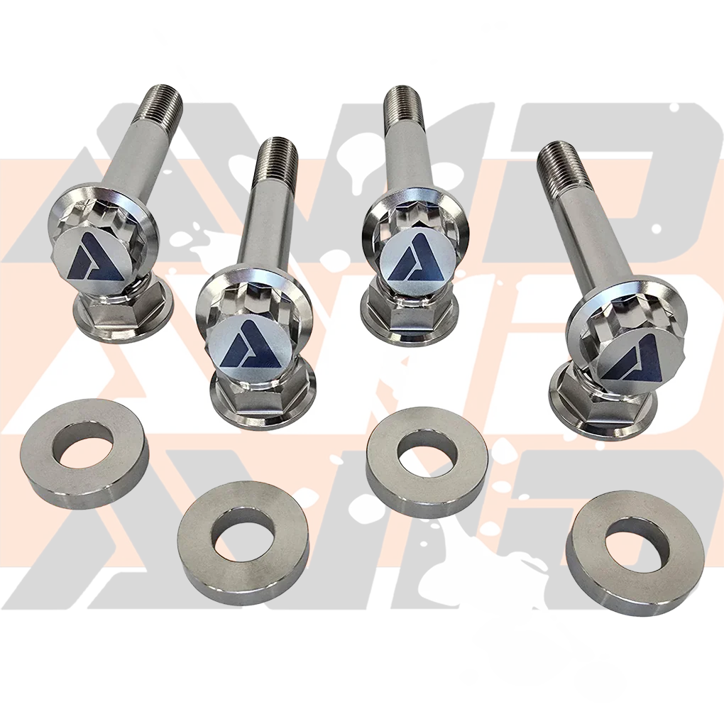 Yamaha YXZ1000 Factory Front Shock Titanium Bolt Hardware Kit, 12 Piece | AVID Racing