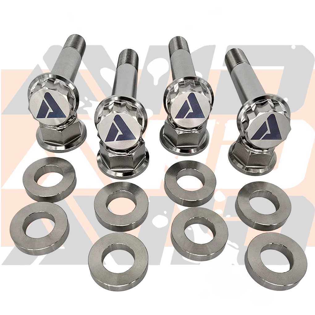 Yamaha YXZ1000 Factory Rear Shock Titanium Bolt Hardware Kit, 12 Piece | AVID Racing