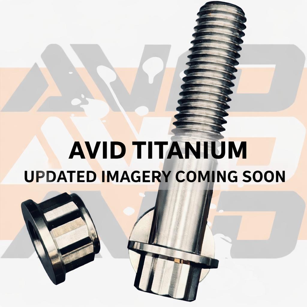 Titanium Threaded Reducer, 1 1/4-12 RH External to 7/8-14 LH Internal | AVID Racing