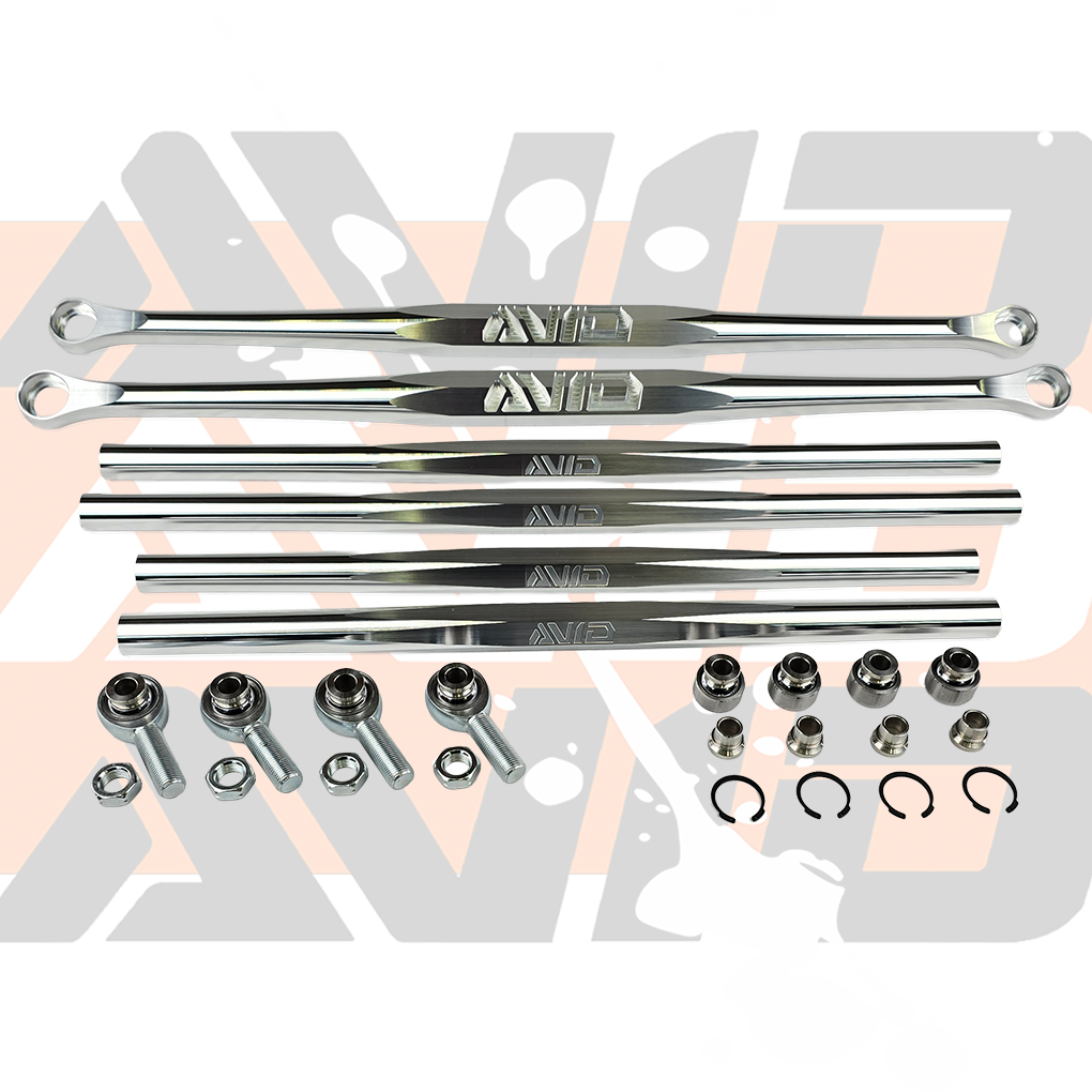 Can-Am Maverick R Billet Aluminum Radius Rod Kit, XRC or MAX | AVID Racing