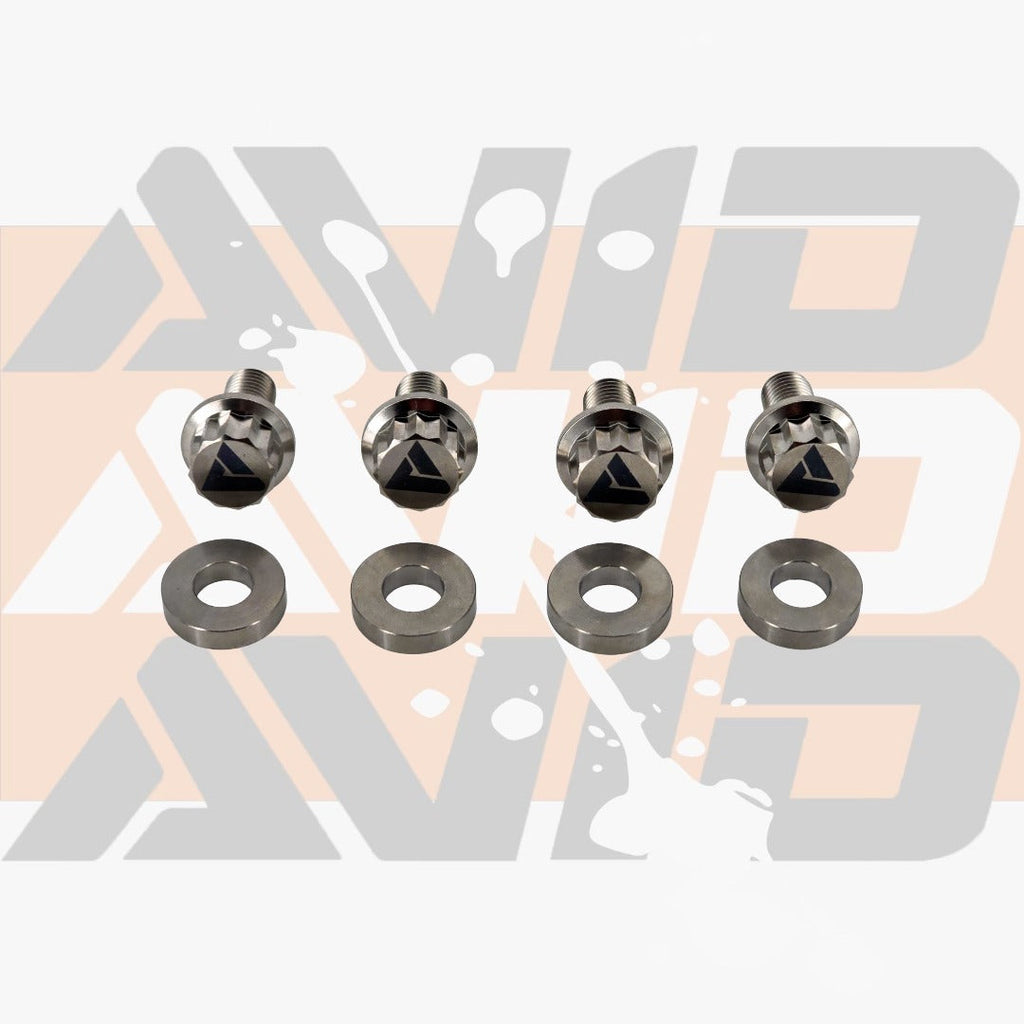 Yamaha YXZ1000 Factory Front Bumper Titanium Bolt Hardware Kit, 8 Piece | AVID Racing