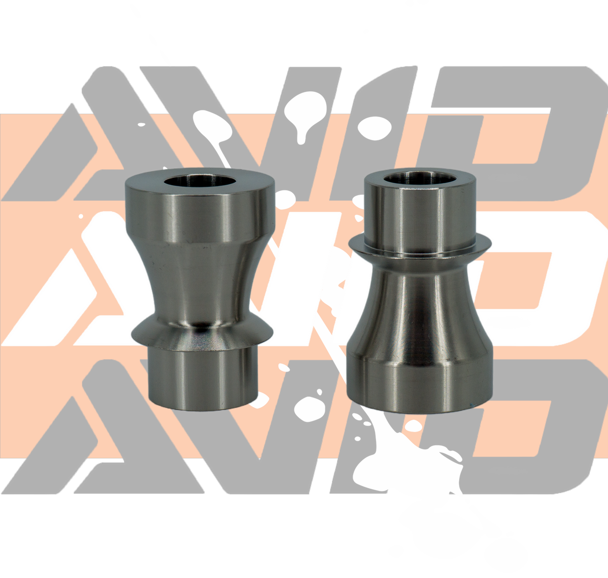Titanium Misalignment, 3/4" Bearing to 12mm Bolt Hole, Stack 3" | AVID Racing