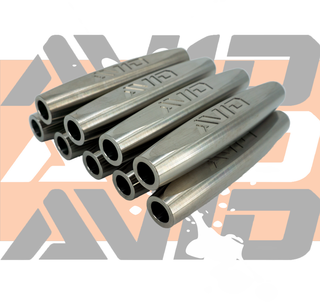 Titanium Tube Spacer, 5" Length, 12mm Bolt Hole | AVID Racing