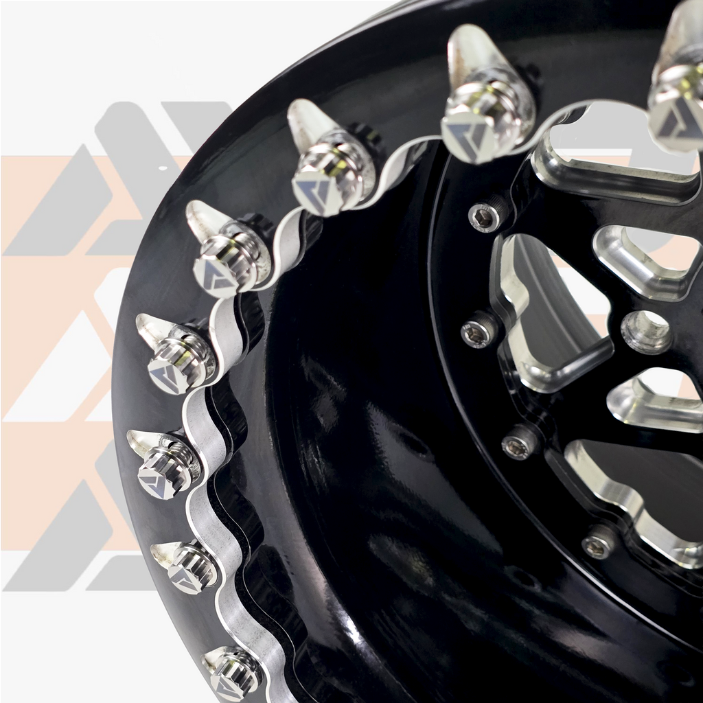 Packard Performance Beadlock Wheel Titanium Bolt Hardware Kit, 48 Piece | AVID Racing