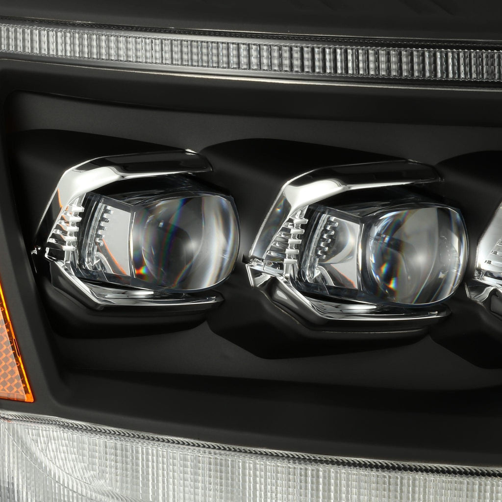 Alpha Rex 06-08 Dodge Ram NOVA-Series LED Projector Headlights Black