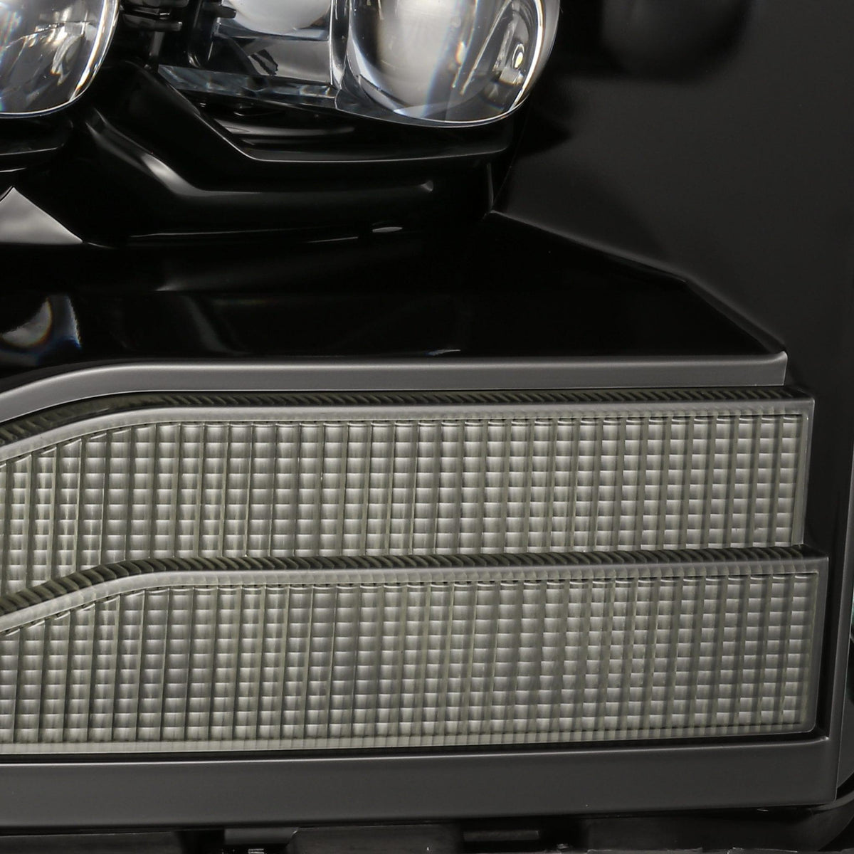 Alpha Rex 06-08 Dodge Ram NOVA-Series LED Projector Headlights Alpha-Black