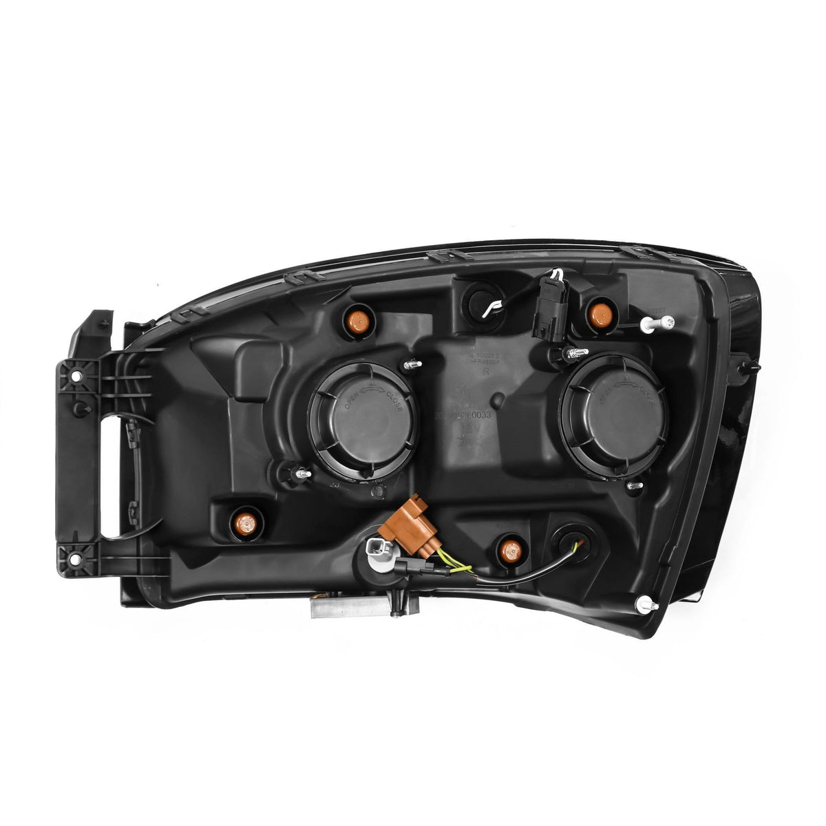 Alpha Rex 06-08 Dodge Ram NOVA-Series LED Projector Headlights Black
