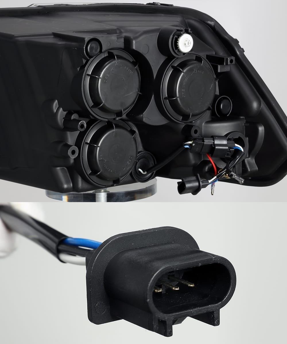 Alpha Rex 09-18 Ram Truck LUXX-Series LED Projector Headlights Alpha-Black