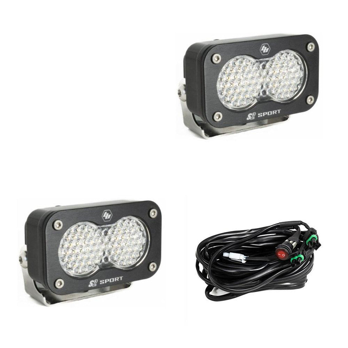 Baja Designs S2 Sport LED Light Pods - Clear