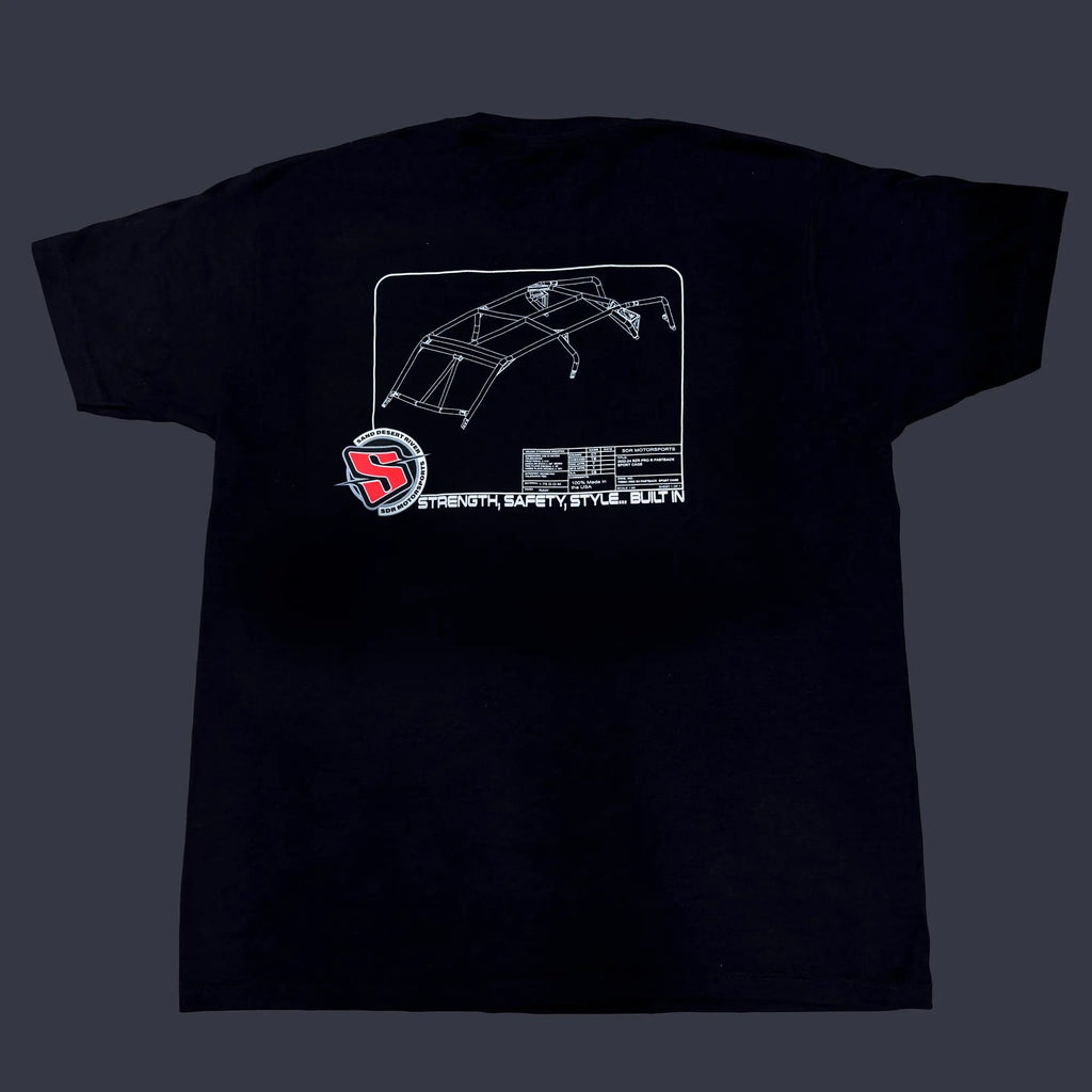 SDR Black Cage T-Shirt