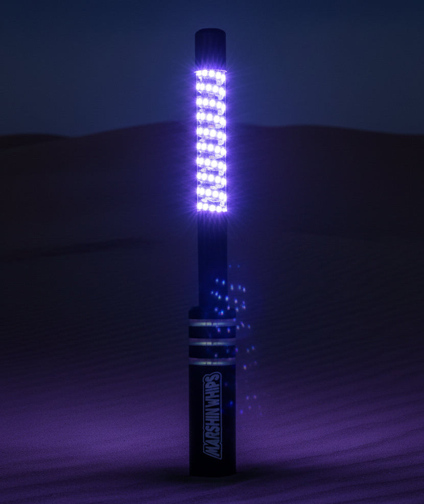 Black Light LED Lighted Whip