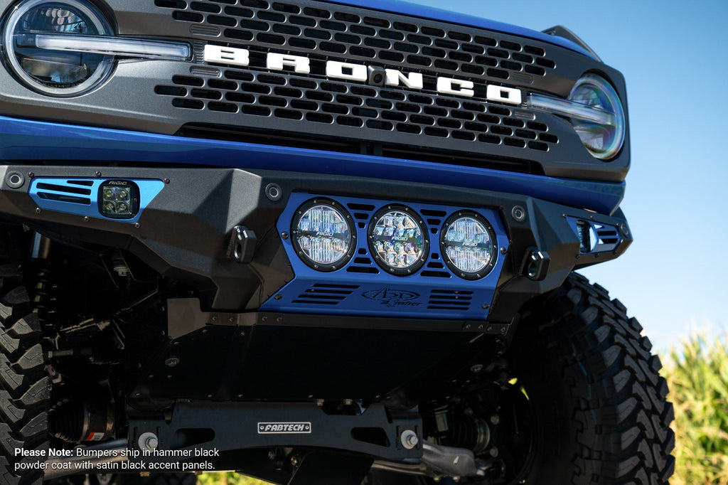 2021-2026 Ford Bronco Bomber Front Bumper (Rigid)