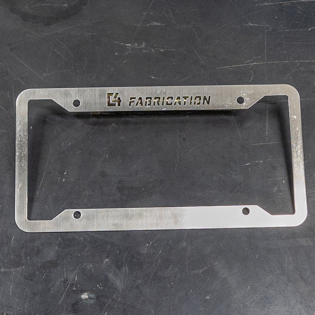 C4 License Plate Frame