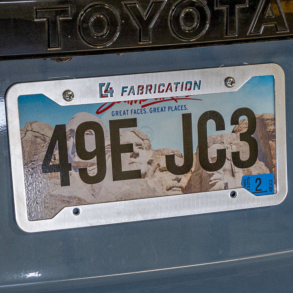 C4 License Plate Frame