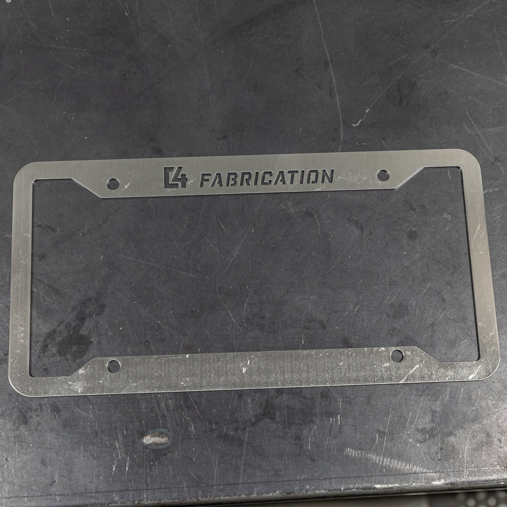 C4 License Plate Frame