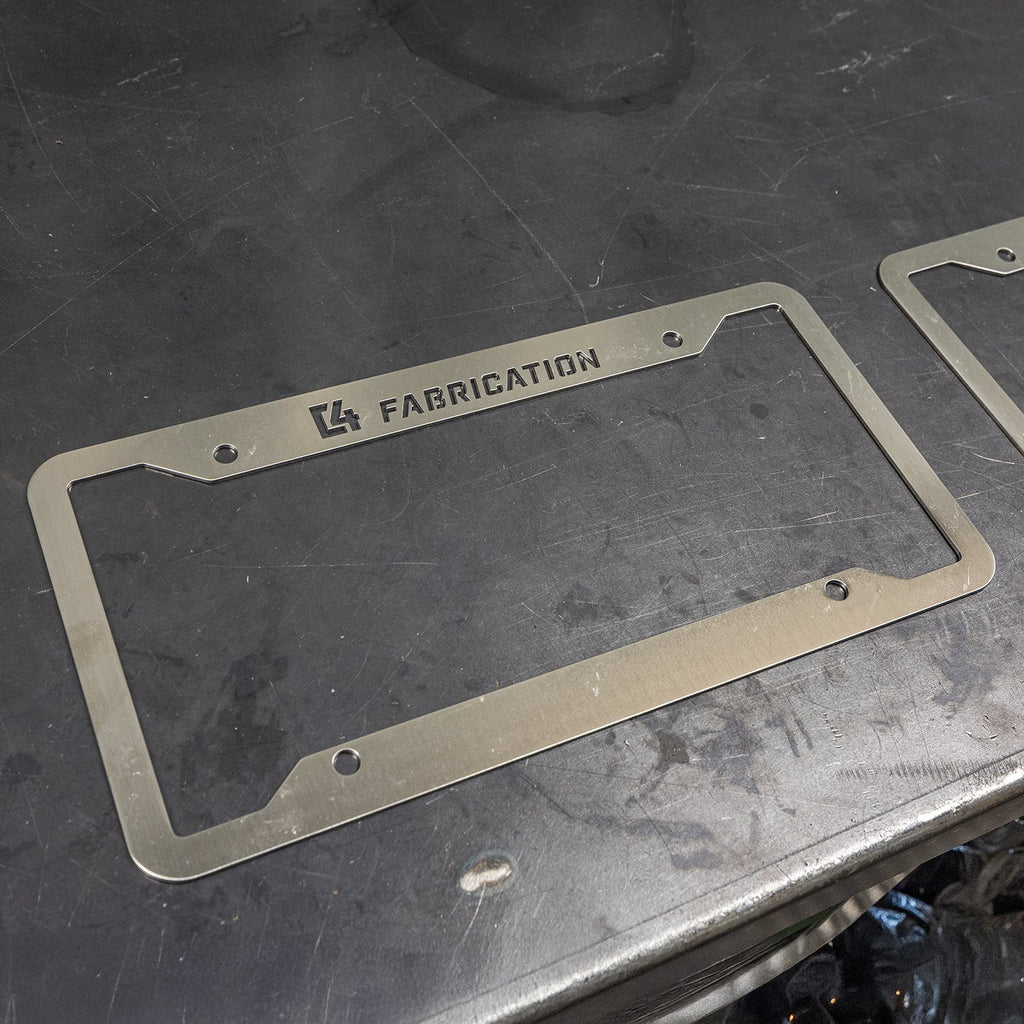 C4 License Plate Frame
