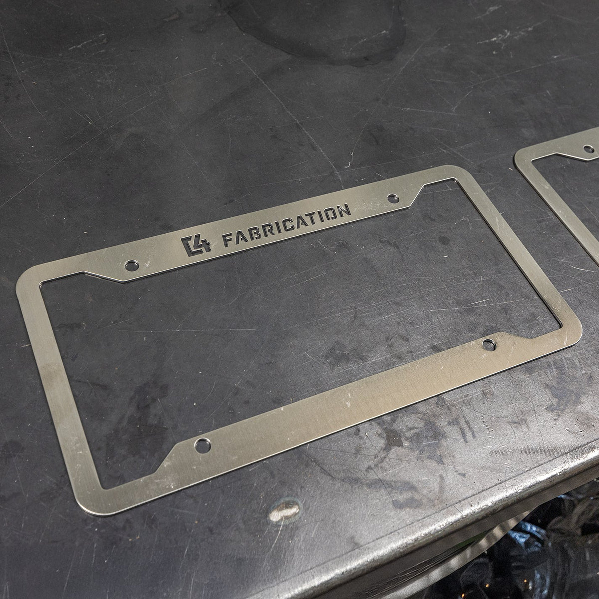 C4 License Plate Frame