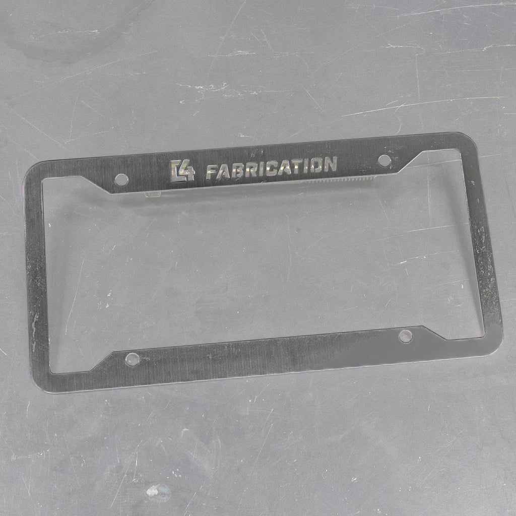 C4 License Plate Frame