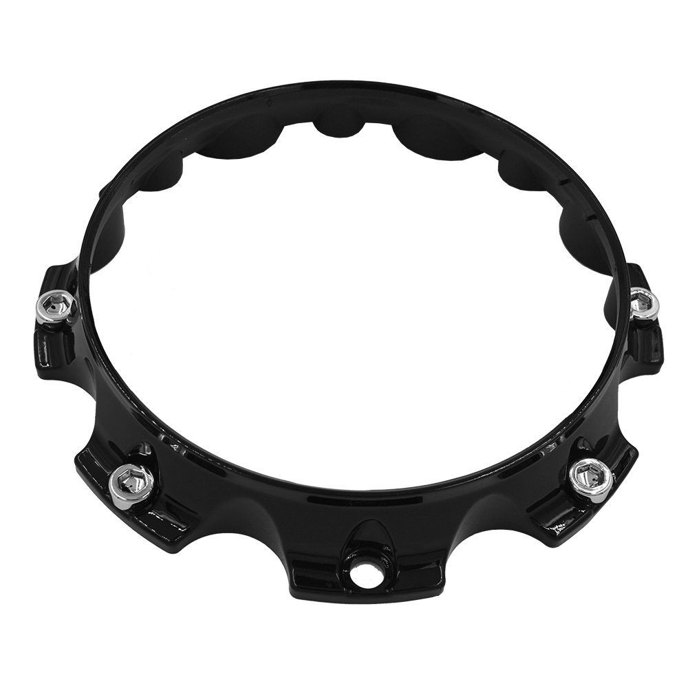 CPR-938B-80SB RACELINE WHEEL GLOSS BLACK 938/939/940/942 SHORT BASE CAP HEIGHT REDUCER 8X6.5/8X170