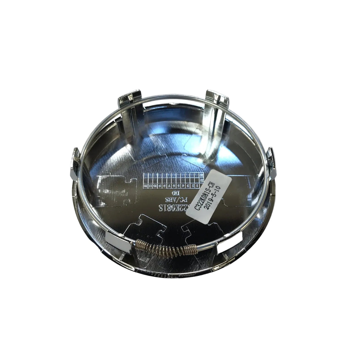 CPR156-6T-C Raceline 156 Surge Chrome Snap in Cap, Large/Tall