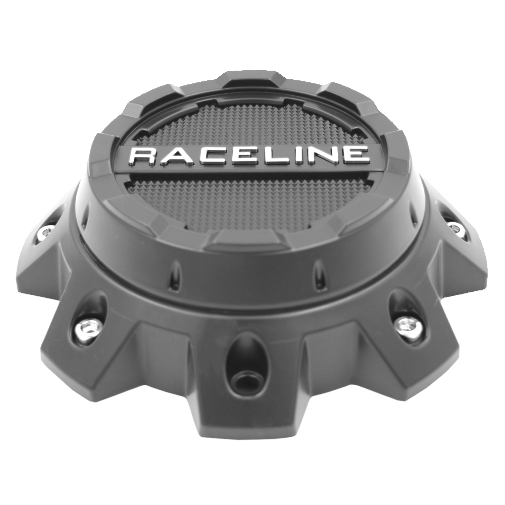 CPR930-8-B RACELINE 930/931/936 BLACK CAP FITS 8X6.5/8X170 BOLT PATTERNS