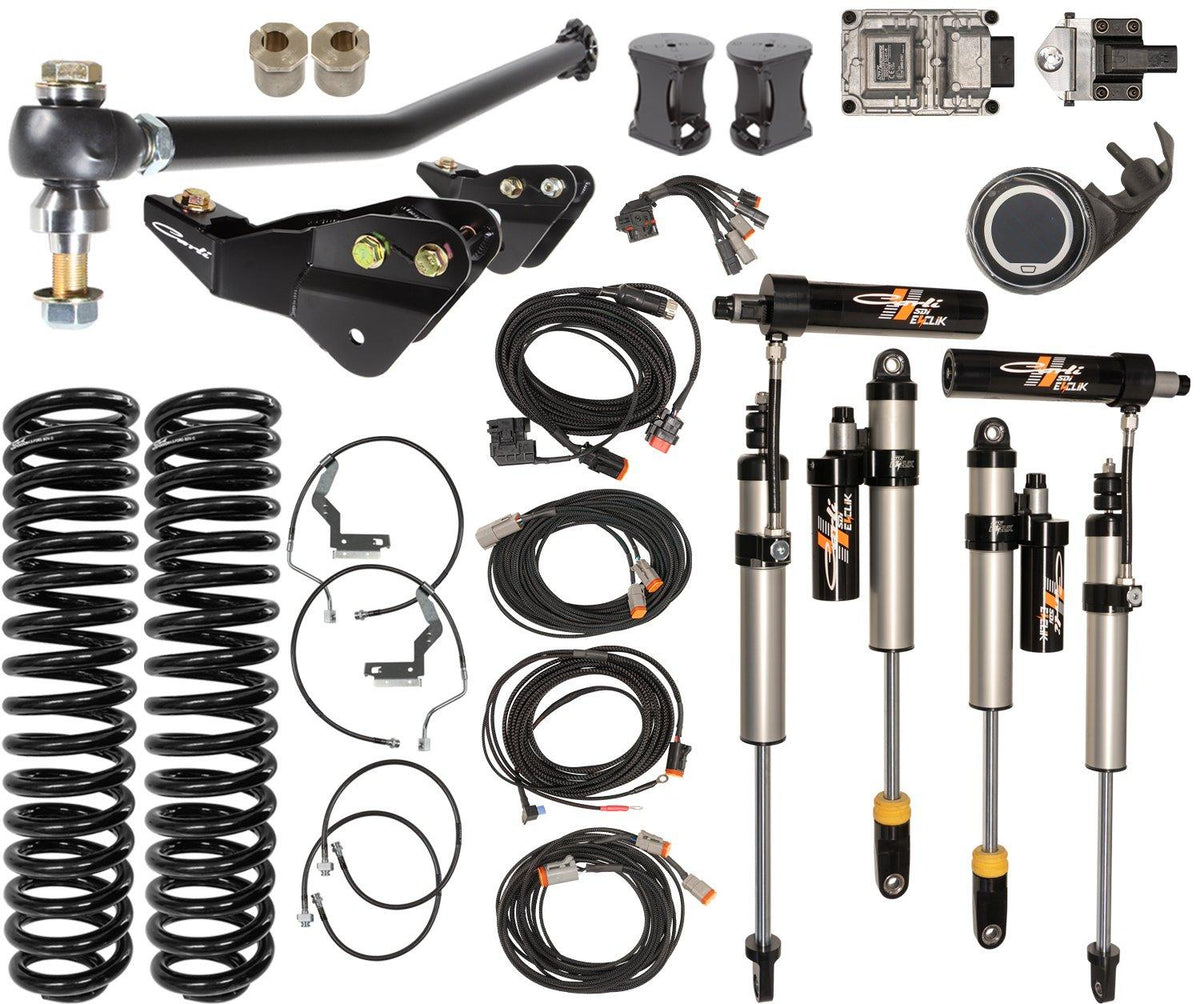CARLI 2017-22 FORD SUPER DUTY E-VENTURE ELECTRONIC (4.5"/5.5" LIFT) SUSPENSION SYSTEM