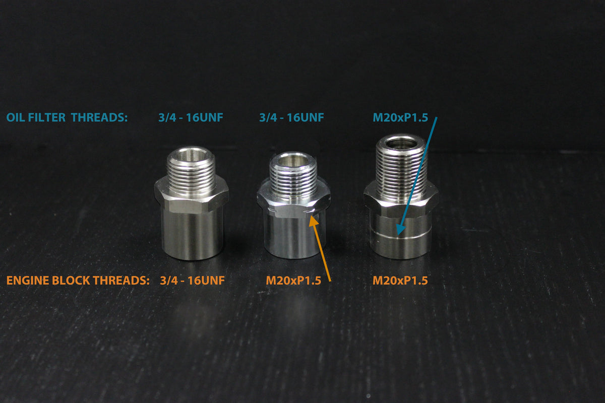 REPLACEMENT CENTER BOLT FOR TYPE-E O/C BLOCK ADAPTER, ENG: M20XP1.5 FILTER: 3/4-16UNF - (12401152)