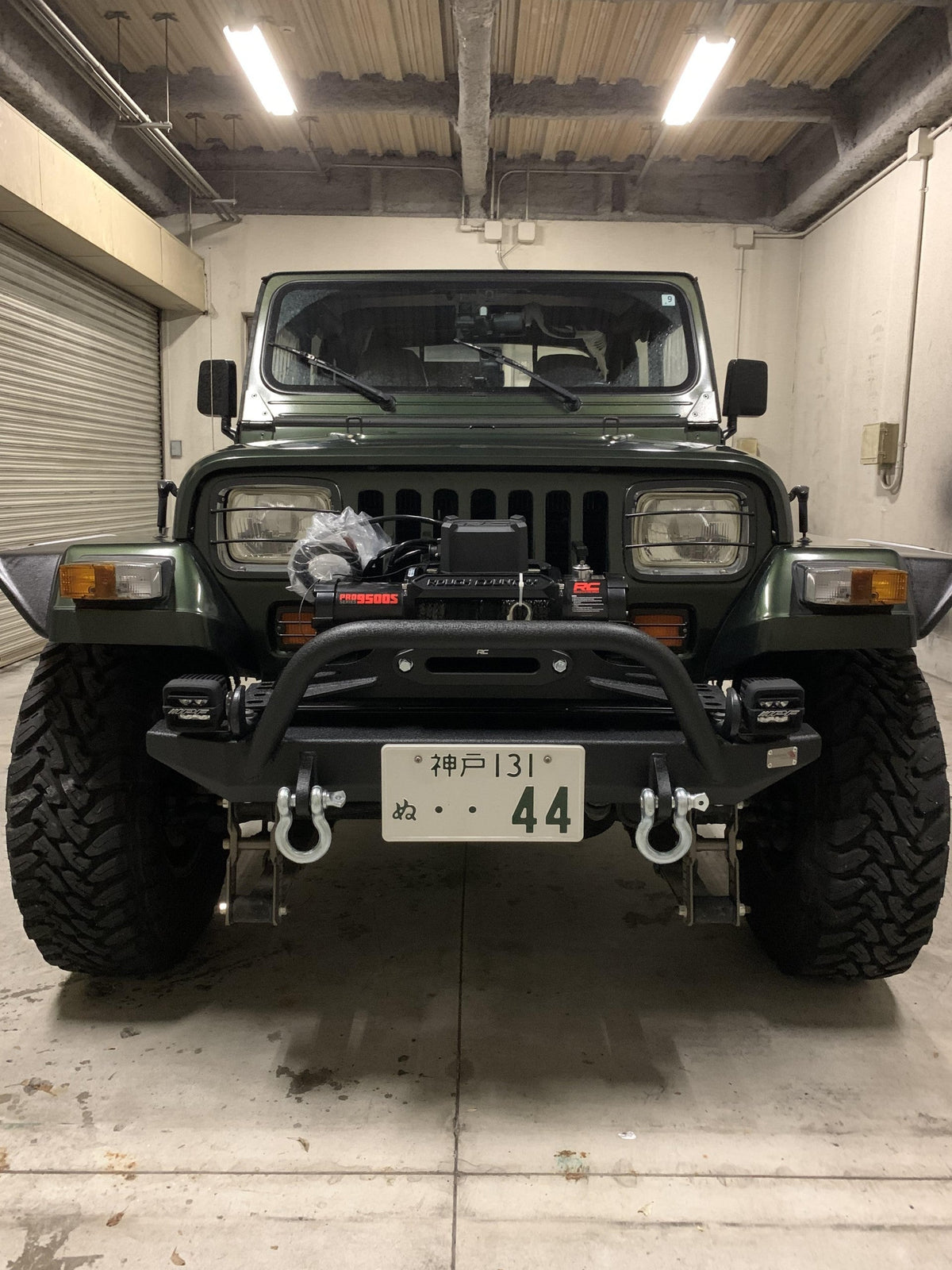 Fishbone Offroad Piranha Front Bumper with Winch Guard for 1987-2006 Jeep Wrangler FB22048