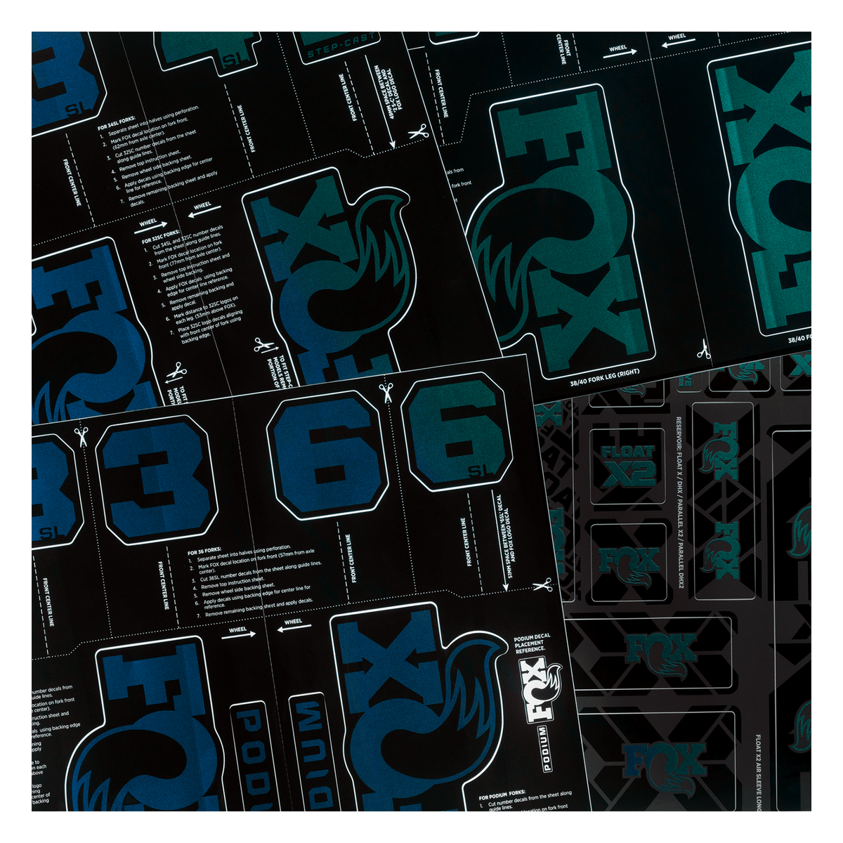 Suspension Decal Kit